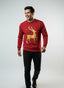 Cute Winter Reindeer Portrait Sweatshirt