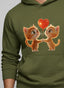 Purrfect Two Love Print Sweatshirt