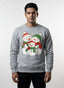 Adorable Snowman Family Picture Sweatshirt