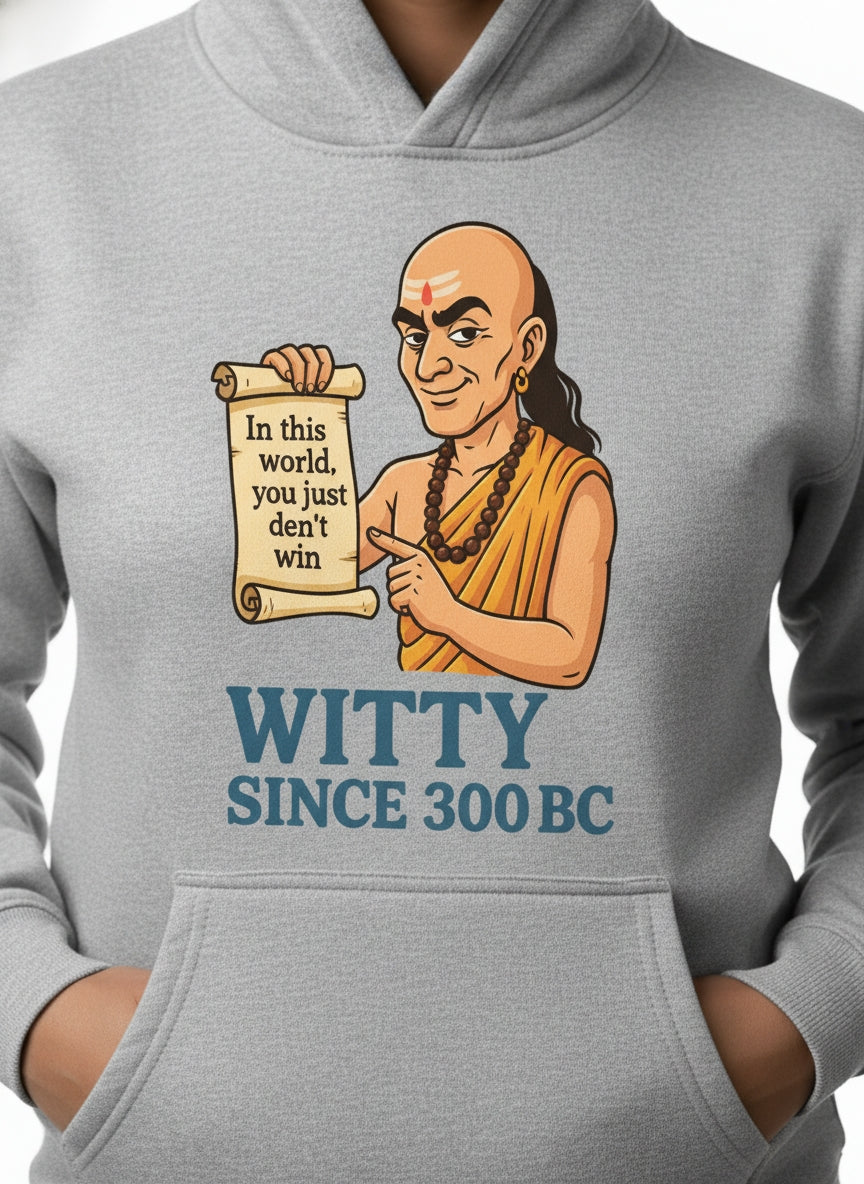 Chanakya Neeti Wisdom Hoodie Main image