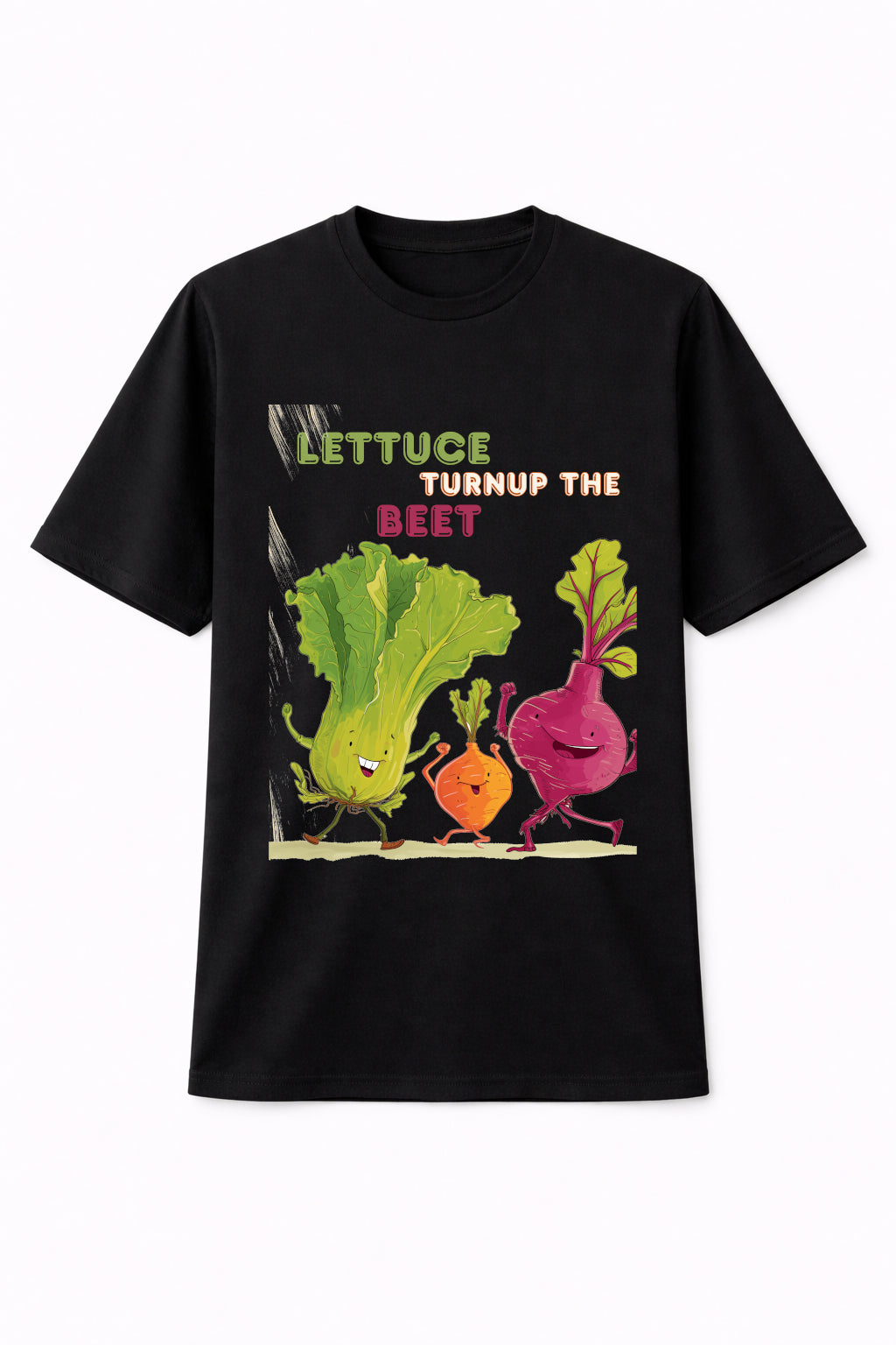 Healthy Fight Veggie Vibes Print T-shirt 5