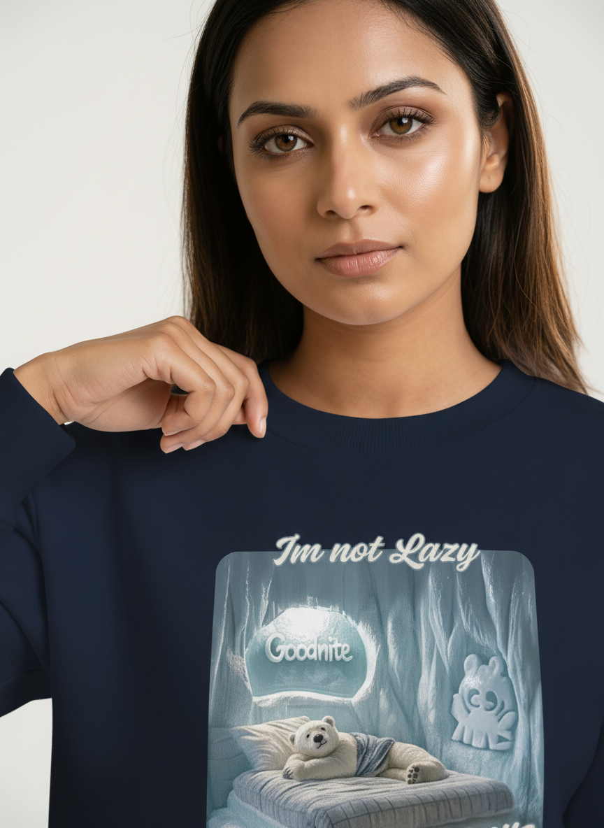 Cozy Sleepy Bear Sweatshirt Main image