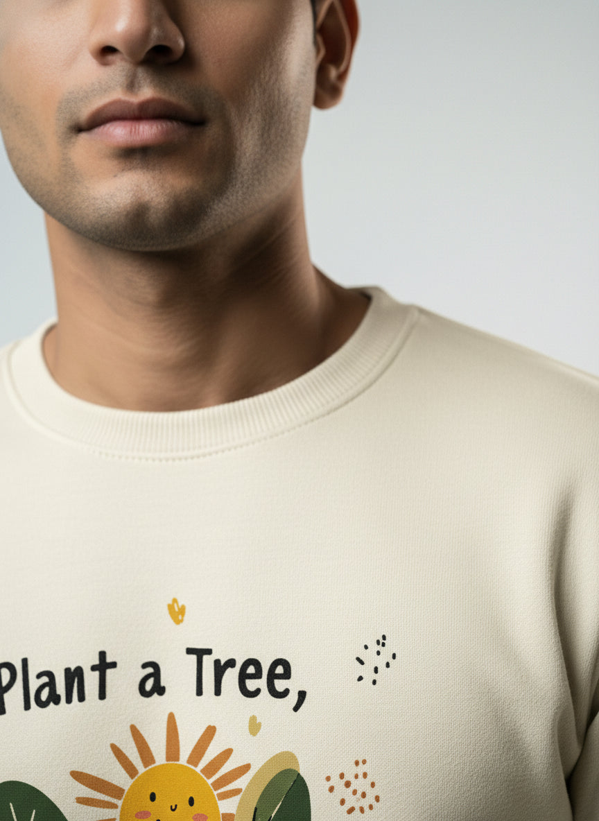 Nature Bloom Positivity Art Sweatshirt