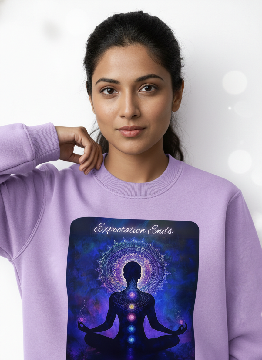 Inner Peace Yoga Printed Sweatshirt Main image