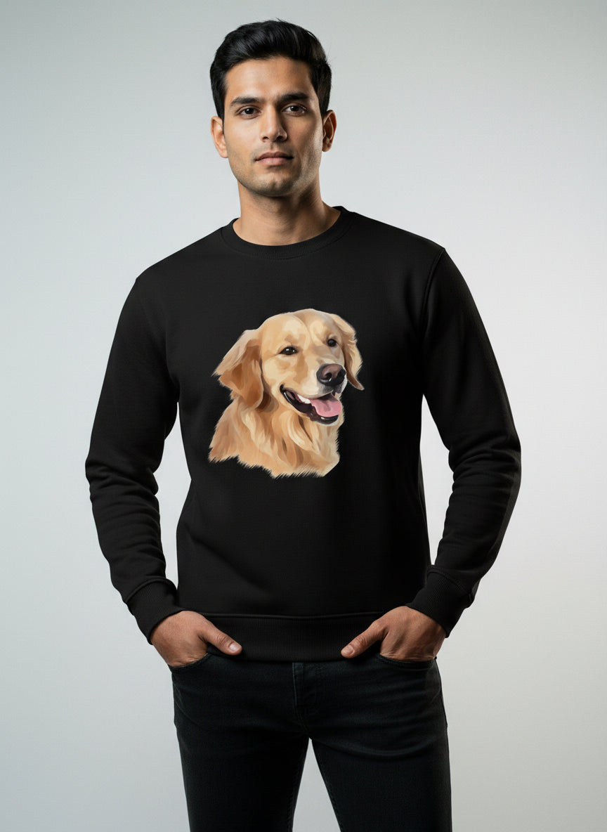 Innocent Love Dog Printed Sweatshirt