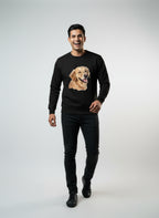 Innocent Love Dog Printed Sweatshirt
