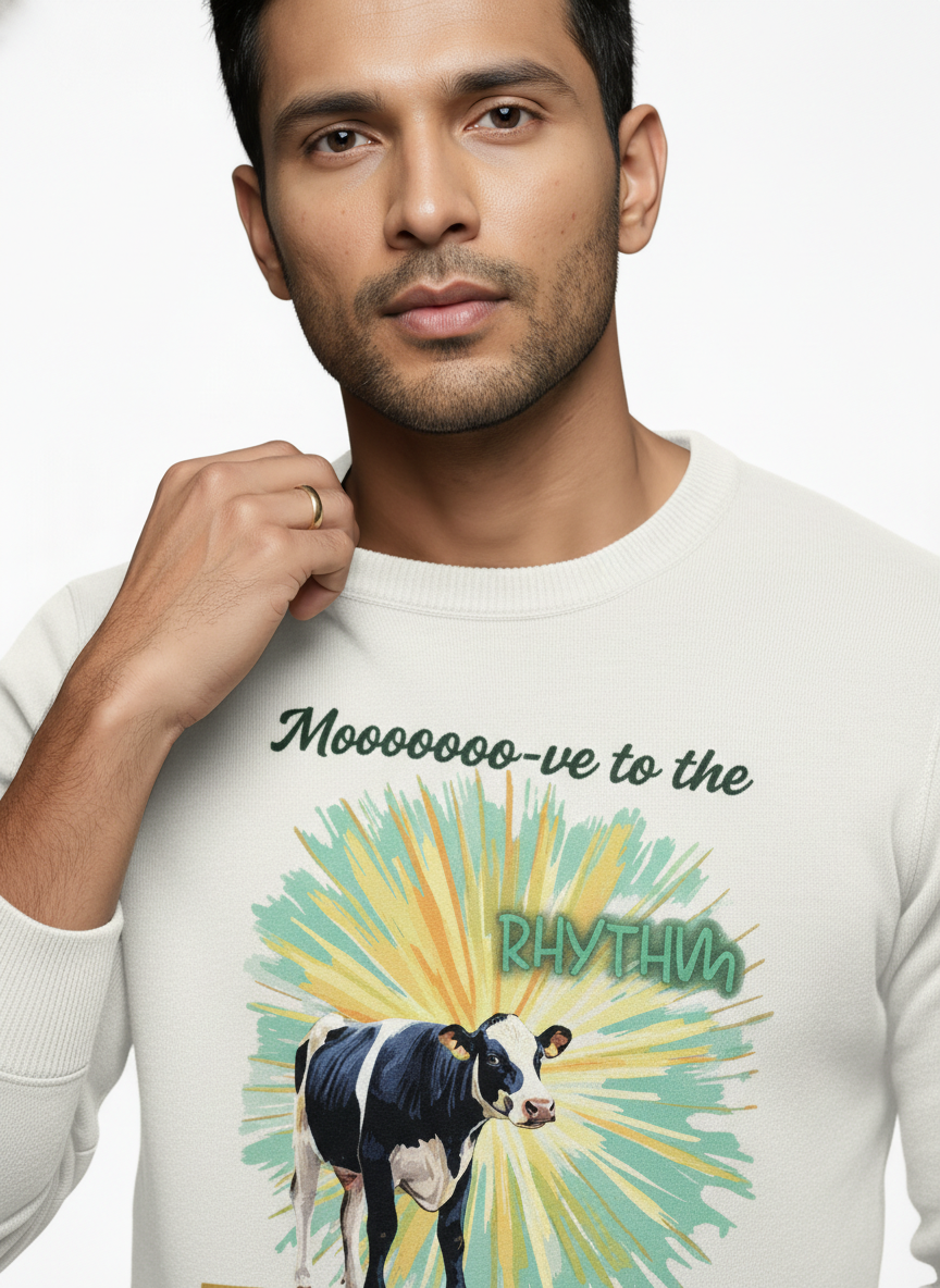 Mooo Cow Dance Character Sweatshirt Main image