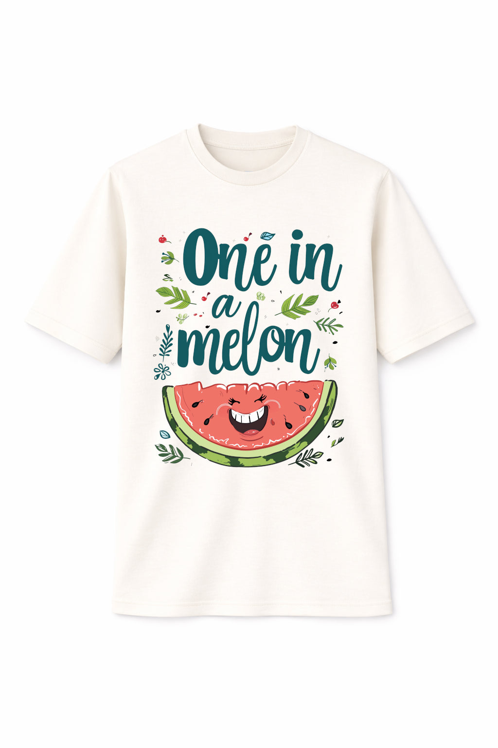 One In A Melon Print Regular Fit T-shirt