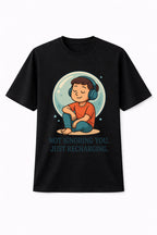 Powering Up Music Vibe Print T-shirt