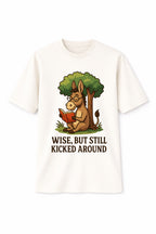 Scholar Donkey Reading Book Print Tshirt