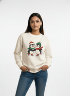 Skating Penguins Lovely Sweatshirt