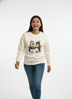 Skating Penguins Lovely Sweatshirt