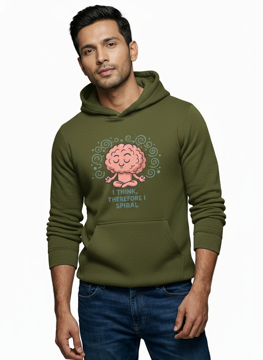 Thinking Mode Pose Hoodie