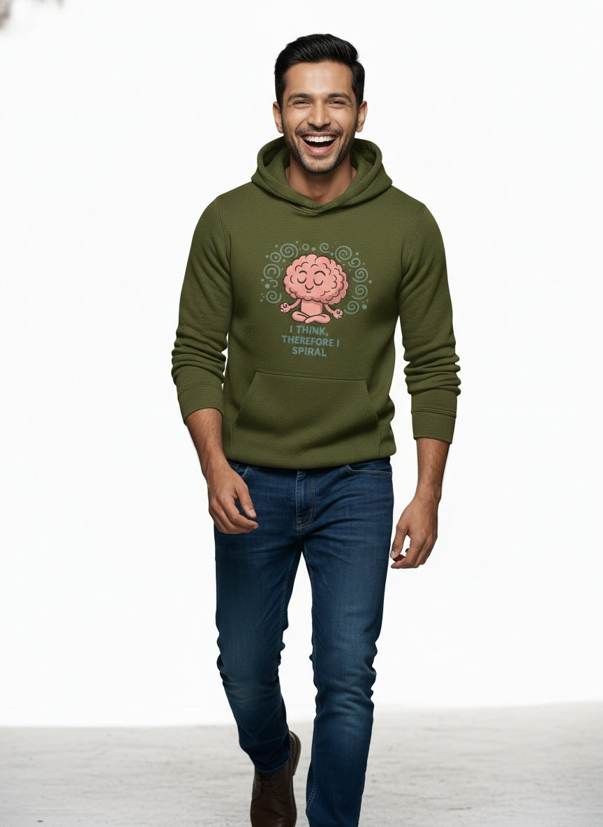 Thinking Mode Pose Hoodie