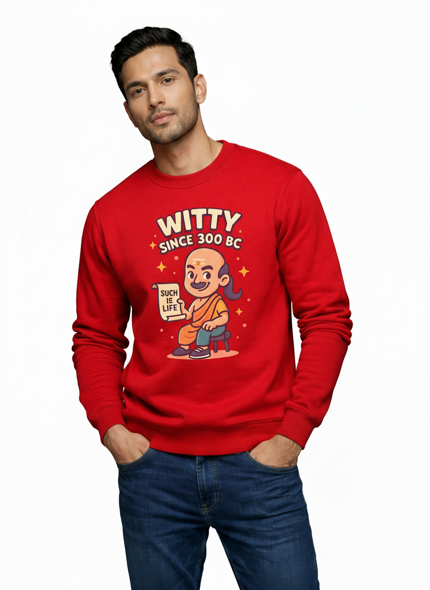 Witty Chanakya Regular Sweatshirt Secondary image